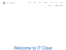Tablet Screenshot of itclear.com